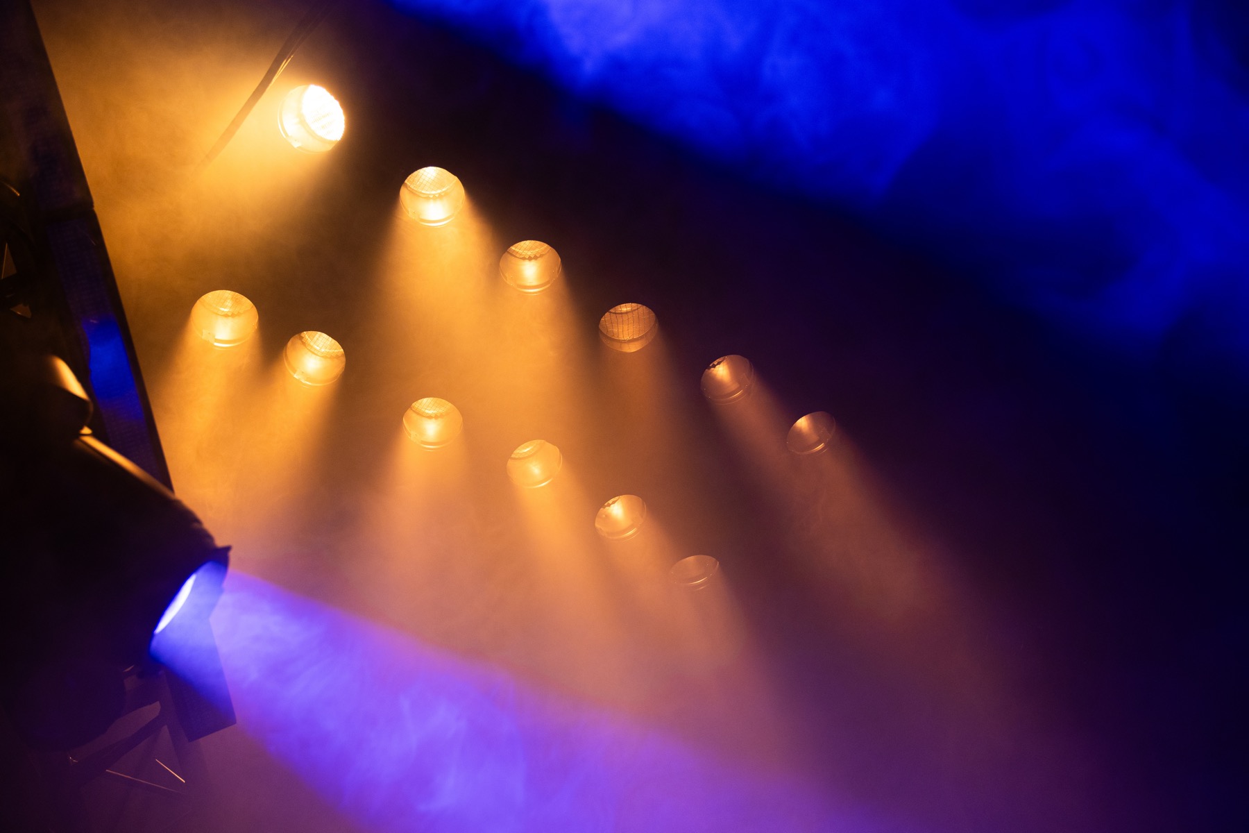 Concert lighting and stage design for Fika 'n' Flash